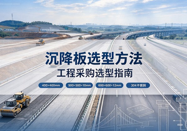 浦北沉降板选择方法